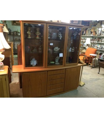 SOLD - Ethan Allen Modern China Cupboard